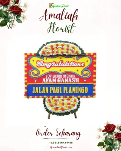 Bunga Papan Congratulation di Lebakmuncang